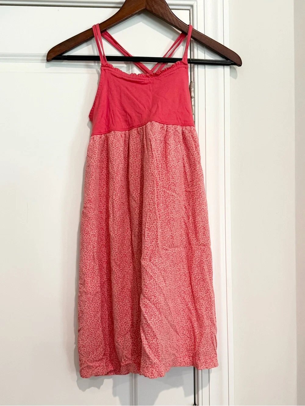 NWOT GAP Coral Pink Spaghetti-Strap Casual Dress